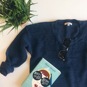 Madewell Northshore Pullover in Navy